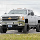 Fits Silverado 2500 HD/3500 HD(11-14) LED Light Fog Mount 2" Black Pair 70628DRL