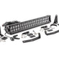 Fits Nissan Titan XD (16-24) LED Light Kit Bumper Mount 20" Black Dual Row 70645