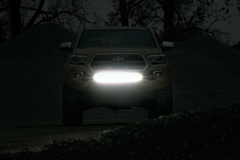 Fits Tacoma(16-23) LED Light Lower Grille Mount 30" Black Single Row 70668