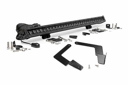 Fits Tacoma(16-23) LED Light Lower Grille Mount 30" Black Single Row 70668