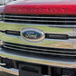 Fits Ford F-250 SD (17-19) LED Light Kit; Grille Mount; 8" Black Pair; 70697