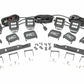 Fits Ford Raptor 4WD (17-20) LED Light Kit; Fog Mount; Triple 2" Black; 70700