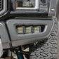 Fits Ford Raptor(17-20) LED Light Fog Mount Triple 2" Black Pair 70700DRLA