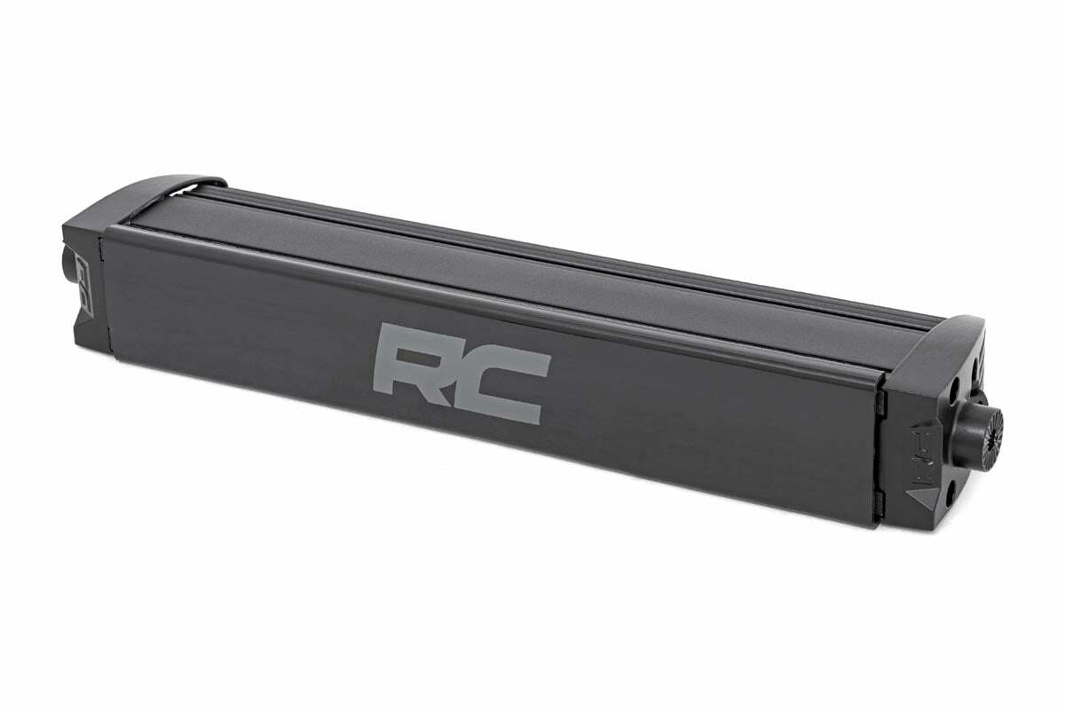 12 Inch Black Series LED Light Bar; Single Row; Cool White DRL 70712BLDRL