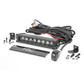 8 Inch Black Series LED Light Bar; Single Row; Amber DRL 70718BLDRLA