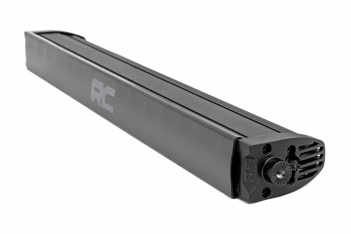 20 Inch Black Series LED Light Bar; Single Row; Cool White DRL 70720BLDRL