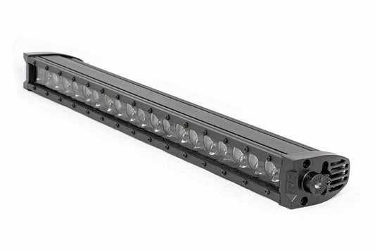 20 Inch Black Series LED Light Bar; Single Row; Cool White DRL 70720BLDRL