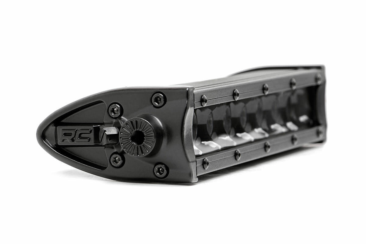 8 Inch Black Series LED Light Bar; Single Row; Pair 70728BL
