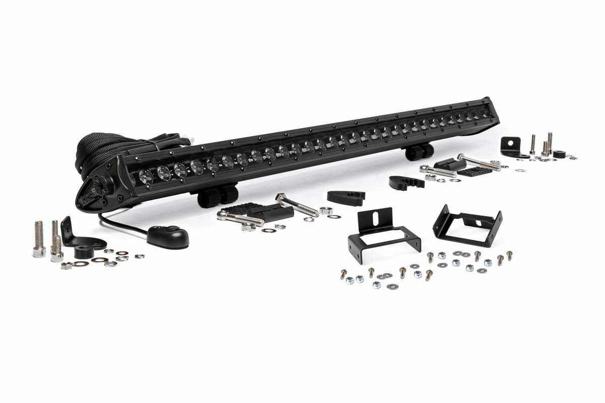 Fits Ford F-250 SD (11-16) LED Light Kit Grill Mount 30" Black Single Row 70770