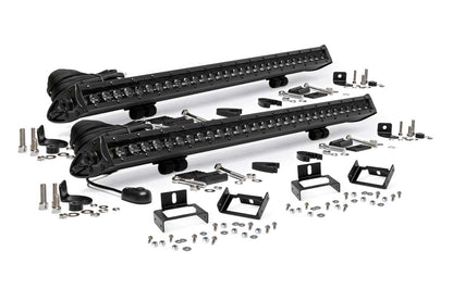 Fits Ford F-250 SD(11-16) LED Light Grill Mount 30" Black Single Row Pair 70771