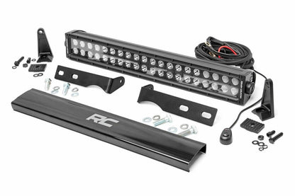 Fits Jeep Grand Cherokee WK2(11-20) LED Light Bumper Mount 20" Black Dual 70773