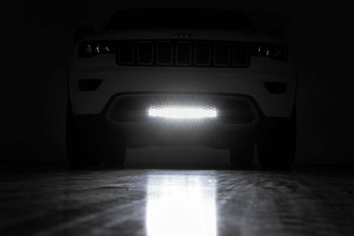 Fits Jeep Grand Cherokee WK2(11-20) LED Light Bumper Mount 20" Black 70773DRL