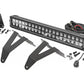 Fits Ram 1500 2&4WD (19-24) LED Light Kit Bumper Mount 20" Black Dual Row 70779