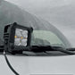 Fits Toyota 4Runner(10-24) LED Light Ditch Mount 2" Black Pair White DRL 70797