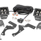 Fits Toyota 4Runner(10-24) LED Light Ditch Mount 2" Black Pair Amber DRL 70798
