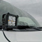 Fits Toyota 4Runner(10-24) LED Light Ditch Mount 2" Black Pair Amber DRL 70798