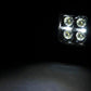 2 Inch Black Series LED Light Pods; Flush Mount; Cool White DRL 70803BLKDRL