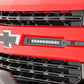 Fits Silverado 1500(19-22) LED Light Grille Mount 10" Chrome Slimline Pair 70818