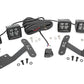 Fits Tundra(14-21) LED Light Ditch Mount Dual 2" Black Pairs White DRL 70837