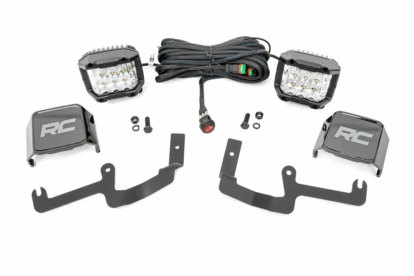 Fits Chevy Silverado 1500 (19-24) LED Light Kit Ditch Mount 3" OSRAM Wide 70845