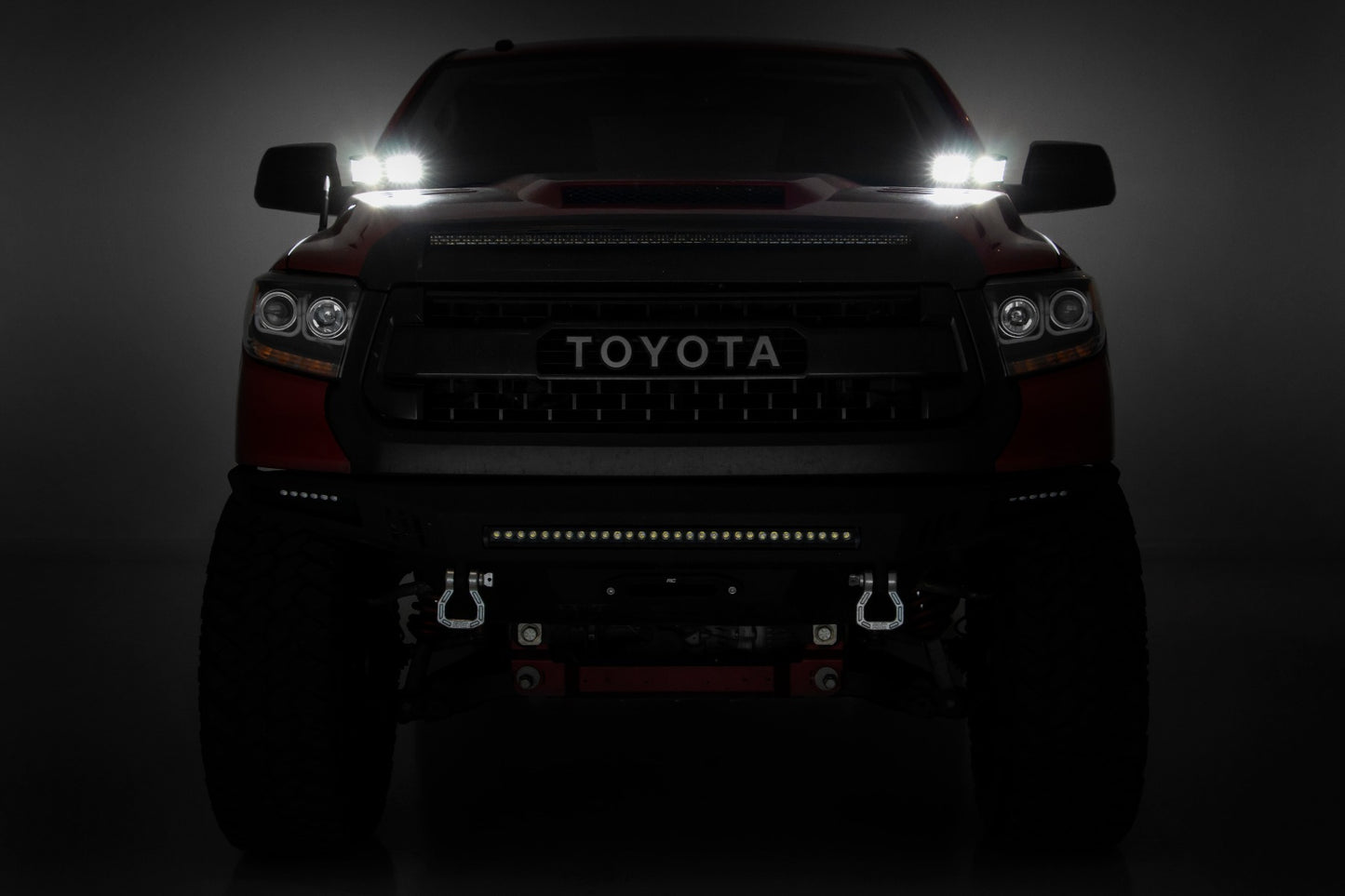Fits Toyota Tundra(14-21) LED Light Ditch Mount Dual 2" Black Pairs Spot/ 70866