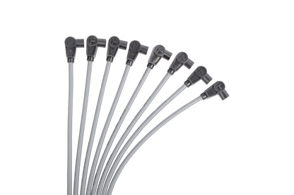 Spark Plug Wire Set Universal 8mm Silicone Spiro Pro 90? 350 ohm/ft Grey 53851