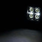 2 Inch Black Series LED Light Pods; Spot; Square; Cool White DRL 70903BLKDRL