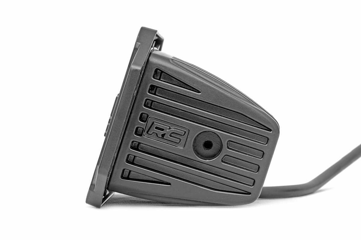 2 Inch Black Series LED Light Pods; Spot; Square; Cool White DRL 70903BLKDRL