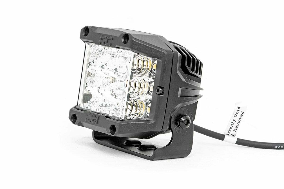 3 Inch Chrome Series LED Lights; Wide Angle Osram; Pair 70904