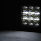 4 Inch Chrome Series LED Light Pods; Square; White DRL; Pair 70905DRL