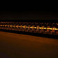 20 Inch Chrome Series LED Light Bar; Dual Row; Amber DRL 70920DA
