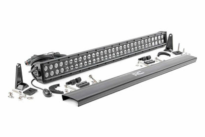 30 Inch Black Series LED Light Bar; Dual Row 70930BL