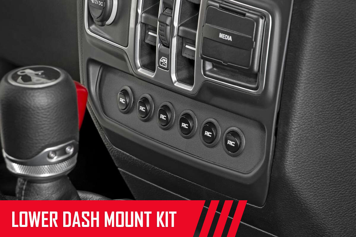 Fits Jeep Wrangler JL (18-24) MLC-6; Muliple Light Controller; Lower Dash; 70964
