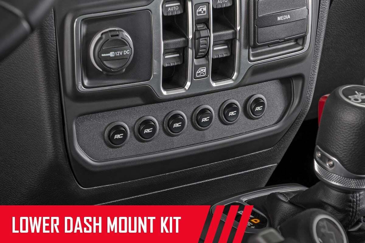 Fits Jeep Wrangler JL (18-24) MLC-6; Muliple Light Controller; Lower Dash; 70964