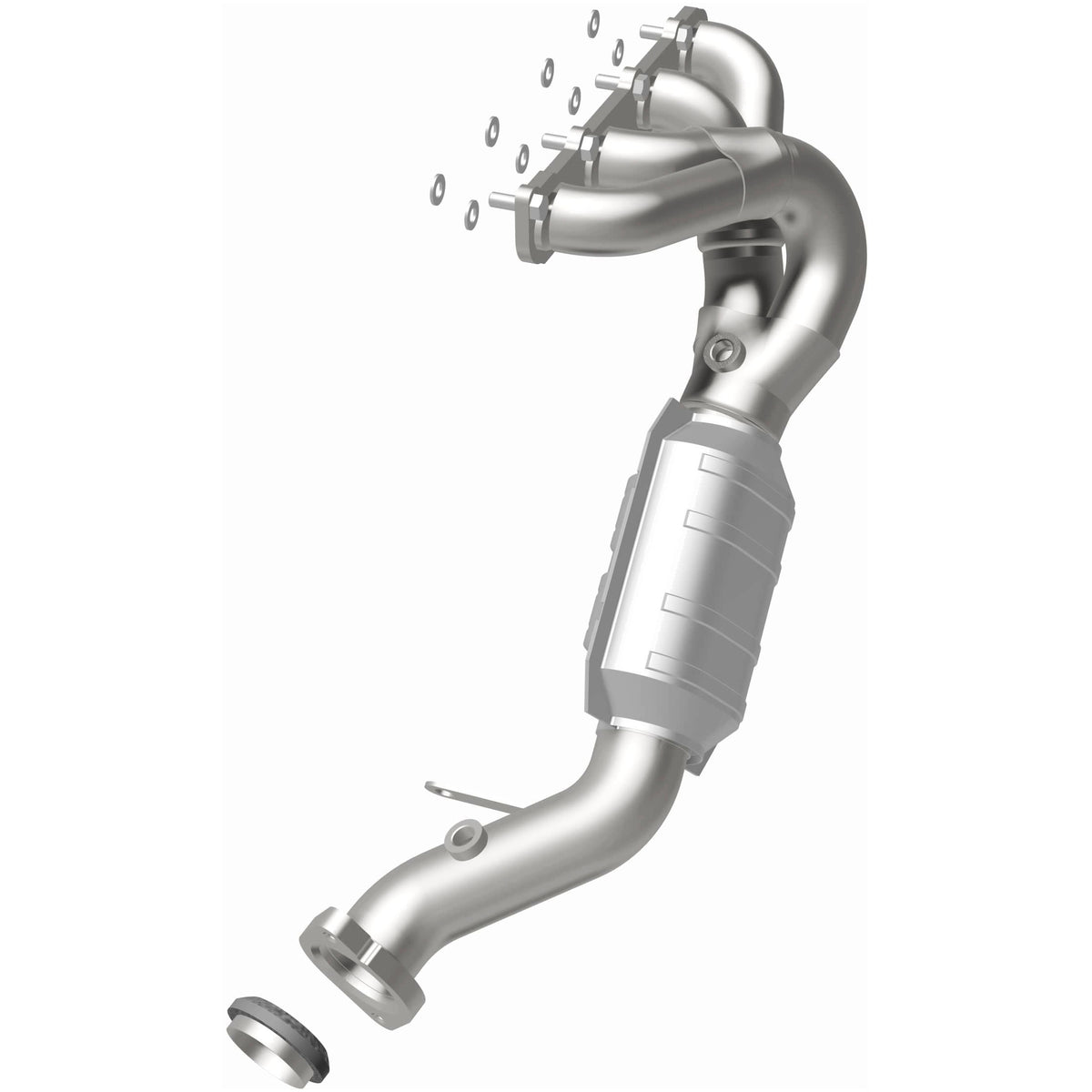 Catalytic Converter with Integrated Exhaust Manifold for HM Grade Federal / EPA Compliant Direct-Fit Manifold Catalytic