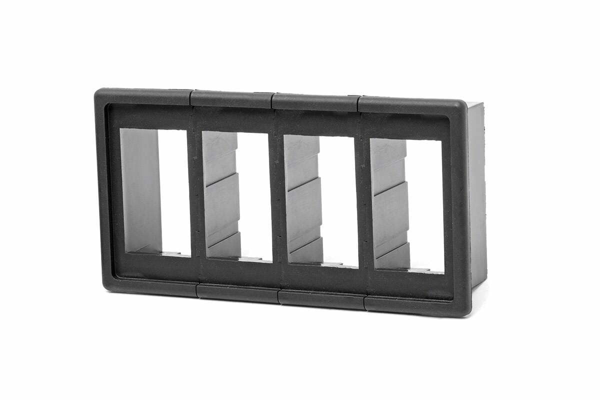 Auxiliary Switch Bezel; Quad 709B-4