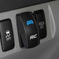 Rocker Switch; 2x1 with Logo; Blue Back Light 709SW