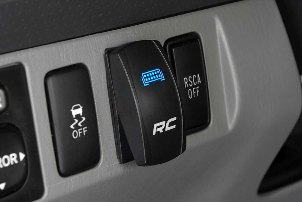 Rocker Switch; 2x1 with Logo; Blue Back Light 709SW