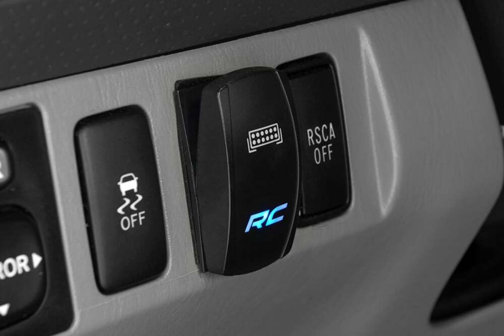 Rocker Switch; 2x1 with Logo; Blue Back Light 709SW