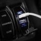 USB Switch Insert; 2x1 with Logo; Blue Back Light 709USB