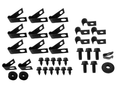 Fits 70 Mustang; 6 cylinder, Convertible; Clip Kit-70Z-BF6C - Fuel Line Clips Car Part People