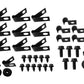 Fits 70 Mustang; 6 cylinder, Convertible; Clip Kit-70Z-BF6C