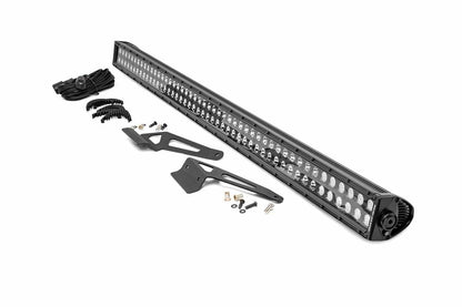 Fits Can-Am Defender HD 5/8/9/10 LED Light Windshield 50" Black Dual Row 71007