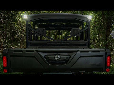 Fits Can-Am Defender HD 5/8/9/10 LED Light Cab Mount 2" Black Pair  71011