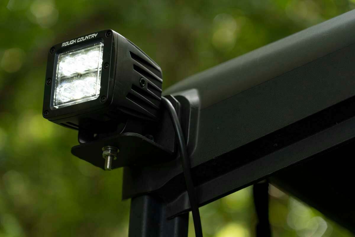 Fits Can-Am Defender HD 5/8/9/10 LED Light Cab Mount 2" Black Pair  71011