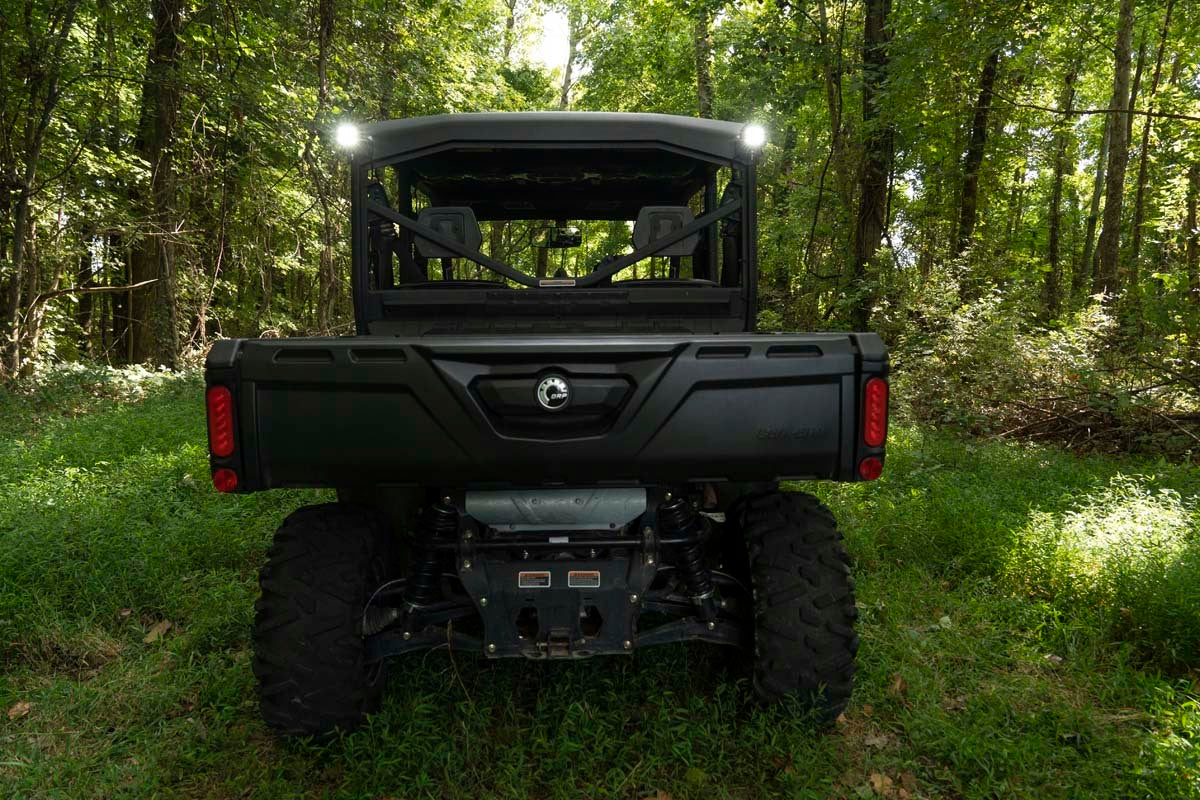 Fits Can-Am Defender HD 5/8/9/10 LED Light Cab Mount 2" Black Pair  71011