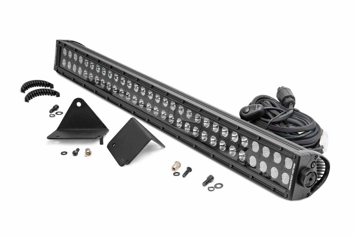 Fits Can-Am Defender HD 5/8/9/10 LED Light Under Bed 30" Black Dual Row 71014
