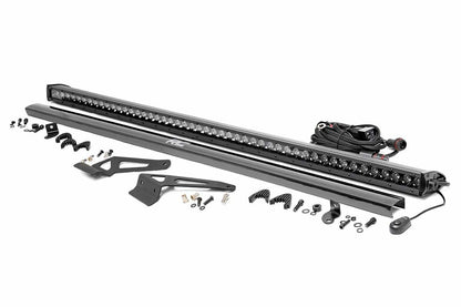 Fits Can-Am Defender HD 5/8/9/10 LED Light Windhshield 50" Blk Single Row 71026
