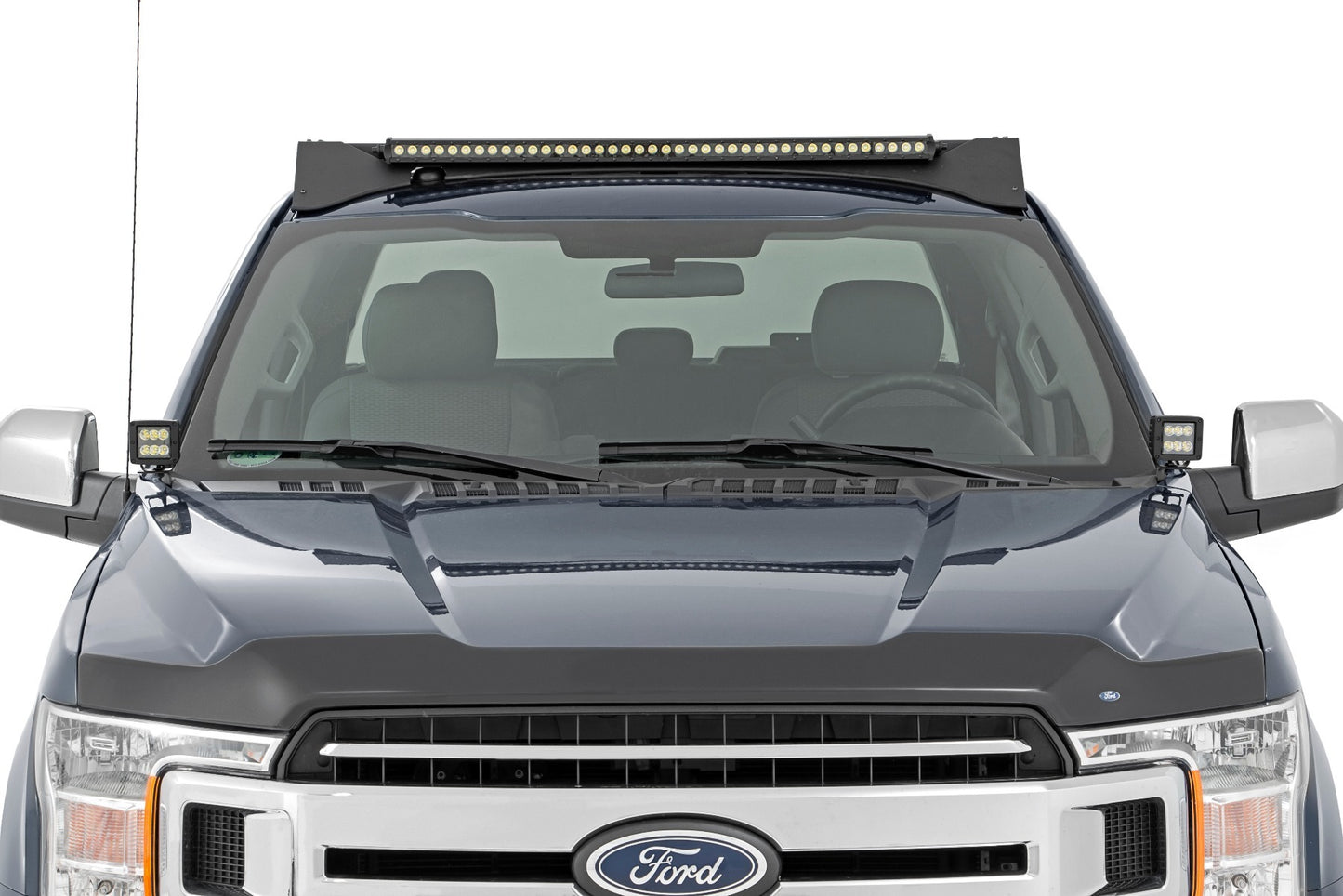 Fits Ford F-150(15-24) LED Light Ditch Mount 2" Black Pair Spot 71028