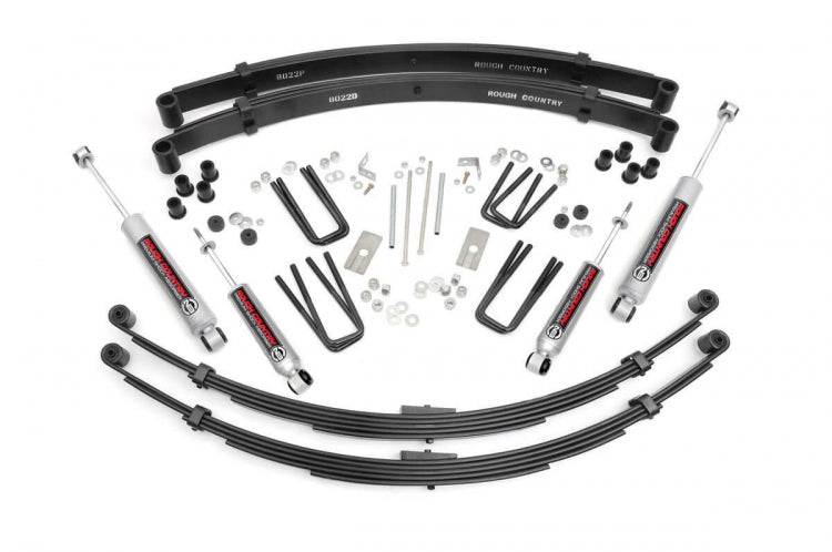 Fits Toyota Truck 4WD (1979-1983) 3 Inch Lift Kit; RR Springs; 71030